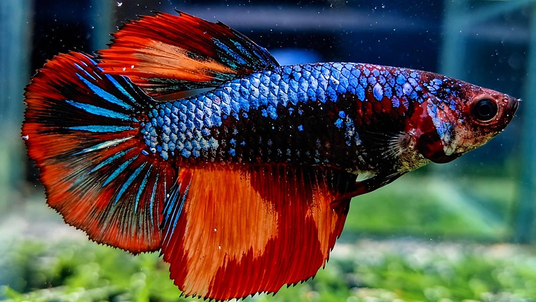 betta hembra nemo fire metallic longtail halfmoon